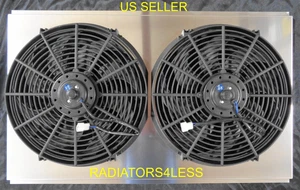ALUMINUM RADIATOR FAN SHROUD W/ 14" FANS FITS CHAMPION CC1517 94 95 96 IMPALA - Bild 1 von 3