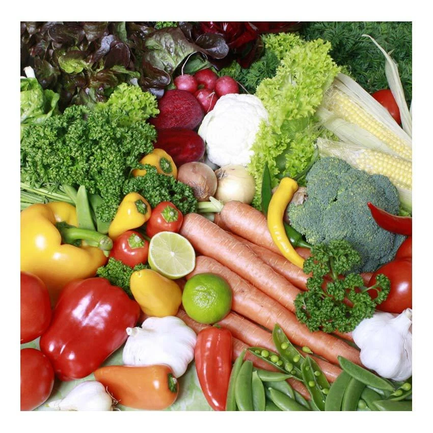 Magnetpinnwand Magnettafel Gemüse Küche Küchenbild verschiedenen Rahmen 40x40 cm - Bild 1 von 1