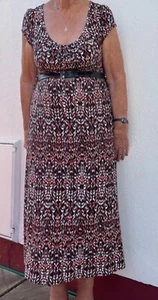 multi colour dress. size large midi length - Picture 1 of 1