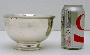Setubal Portugal Solid Silver Bowl w Pedestal Base Marked c1790 - Picture 1 of 12