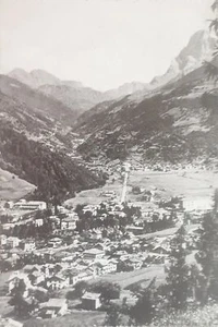 Cartolina - Dolomiti - Panorama di Primiero verso S. Martino di Castrozza - 1950 - Imagen 1 de 2