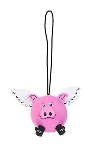 Flying Pig Hanging Rear-View Car Mirror Dangler Charm Auto Accessory NEW - Picture 1 of 5