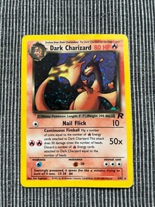 Pokemon Dark Charizard Team Rocket 21/82 TCG Non Holo WOTC, UK Seller