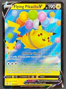 Pokémon Pikachu Volante V 006/025 Celebrazioni quasi nuovo - Foto 1 di 2