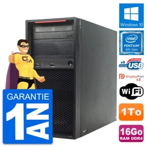 PC tour LENOVO Thinkstation P320 Intel G4400 RAM 16Go Disc 1To Windows 10 Wifi - Bild 1 von 7