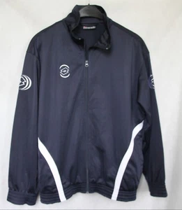 Mens LOTTO Track Top Full Zip Navy Blue sz L Large 40/42 - Excellent Cond. - Picture 1 of 11