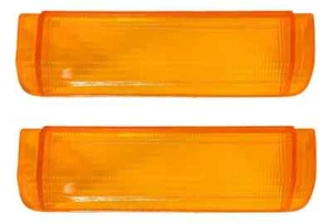 Dodge Truck Turn Signal Lens Pair L&R 1981 82 83 84 85 LIGHT LAMP AMBER Parking - Foto 1 di 17