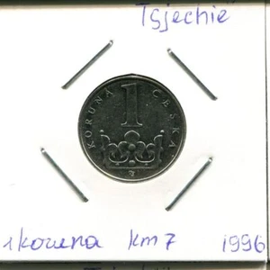 1 KORUNA 1996 CZECH REPUBLIC Coin #AP740.2U - Picture 1 of 3