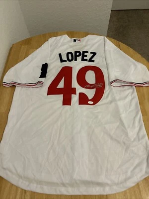 Pablo Lopez Minnesota Twins Autographed Jersey JSA Certified - Image 1 of 4