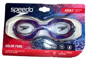 Speedo Erwachsene Color Fuse Flex Fit Antibeschlag kein Auslaufen UV-Schutz Schwimmbrille  - Bild 1 von 2