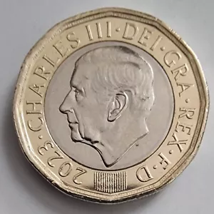 2023 One Pound King Charles £1 Coin BEES - NO PRIVY 1 Coin Unc From Sealed Bag - Picture 1 of 3