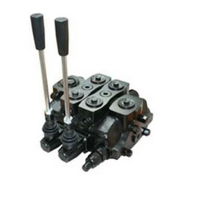 Hydraulic Slice Valve, 6 Bank 1" BSP 240 l/min Double Acting Spring Return - Picture 1 of 1
