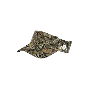 Adidas ADJ Mossy Oak Break-Up Woodland Camo Adjustable Strapback Visor OSFM - Picture 1 of 6