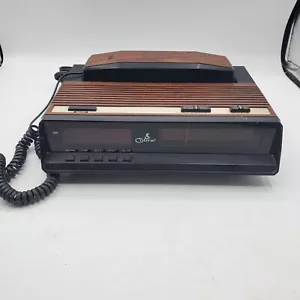 Retro Cobra Telefonuhr Radio RP700 S Kunstnussbaum Vintage - Bild 1 von 13