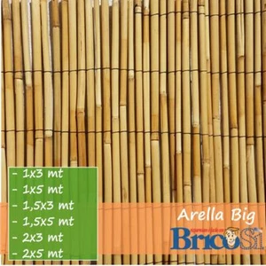 Stuoia Arella Ombra Canniccio in Bamboo Ombreggiante Frangivista per Recinzione - Foto 1 di 4