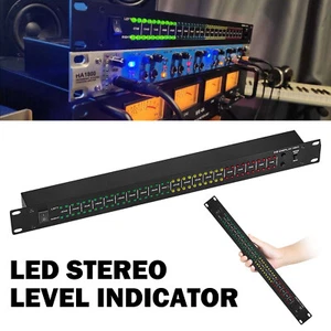 Medidor de nivel de sonido de música estéreo 80 LED Analizador de espectro de audio Controlador de micrófono - Imagen 1 de 14