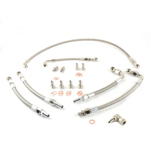 6AN Water Line Kit Fits Mitsubishi 6A13TT Galant Legnum VR4 TD03 Twin Turbo - Imagen 1 de 7