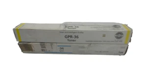 lot of 2 CANON GPR-36 CYAN/YELLOW Toner Cartridge - Free shipping - Picture 1 of 2