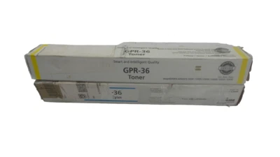 lote de 2 cartuchos de tóner CANON GPR-36 CIAN/AMARILLO - Envío gratuito Foto 1 de 2