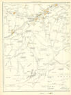 YORKSHIRE Holmbridge Long Walls Hinchliffe Mill Holme Dobb Upperthong 1935 map