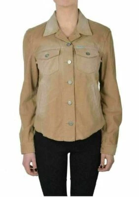 Chaqueta de pana para mujer Calvin Klein Jeans beige US M IT 42 Foto 1 de 4