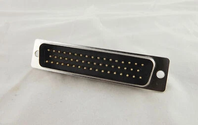 D-SUB 50 Pin DB50 Male Plug Solder Type Straight Adapter Connector 3 Rows DB50M - Image 1 of 4