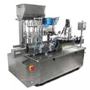 Auto 4 Head Bottle Filling Stoppering Capping All-in-one Machine (Customizable) - Picture 1 of 9