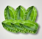 Grne Bananenblatt-Teller aus Melamin, 27 cm, 8er-Set