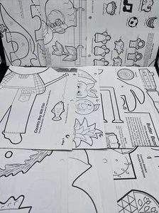 Vintage Woodworking Plan Pattern Club Lot Of 13 Signs Animals Fruit Switch Plate - Picture 1 of 14