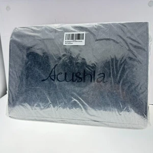 Manta de campamento ACUSHLA 80% lana merino - manta gruesa suave cálida roja oscura - Imagen 1 de 3