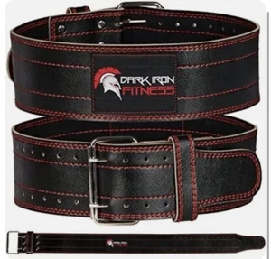 Dark Iron Fitness Gewichthebergürtel für Männer & Frauen 100% Ledergürtel, X-Small - Bild 1 von 3