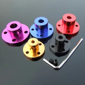 Color Aluminum Alloy Flange Coupling Motor Bearing Seat Guide Shaft Coupler DIY - Picture 1 of 13