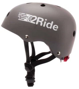 Fahrradhelm Kinderhelm Kleinkinderhelm Schutzhelm Radhelm S 50-54 LED Graphite - Bild 1 von 9