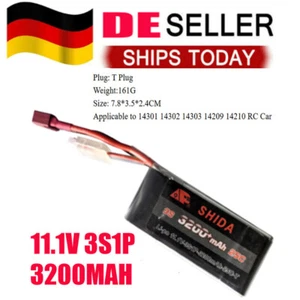 11.1V 3S1P 3200MAH 25C T Plug Lipo Battery For MJX 14301 14302 14303 14209 14210 - Bild 1 von 7