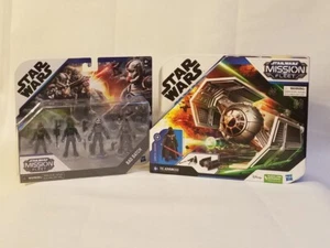 Star Wars Mission Fleet Tie Advanced Vader & Bad Batch - New in Sealed Packages - Picture 1 of 9