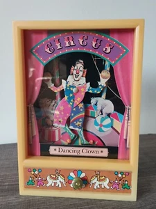 VINTAGE 1981 MUSIC TRINKET BOX DANCING CLOWN YAP'S ANIMATED  - Picture 1 of 7