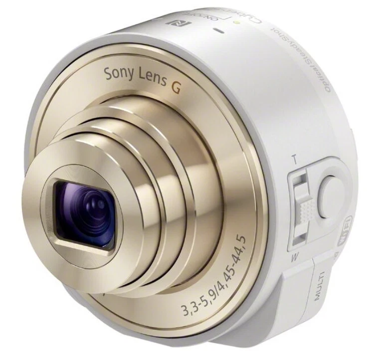  USED Sony Cyber-shot DSC-QX10 18.2MP Digital Camera - White FREESHIPPING - Image 1 of 1