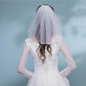 Wedding Veil Tulle Bridal Veils Comb Flower Girls Wedding Party - Picture 1 of 11