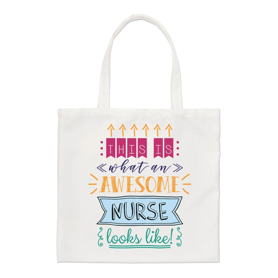This Is What An Awesome Infermiera Looks Like Regolare Borsa Divertente Migliore - Immagine 1 di 1