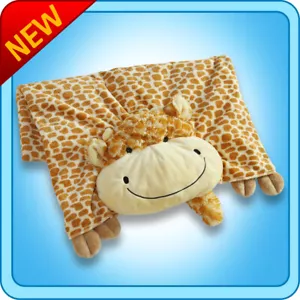 Authentisches Kissen Haustier lustige Giraffe Decke Plüschtier Geschenk - Bild 1 von 1