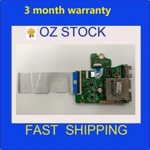 used 1xHP TPN-Q162 15-Ab125ax 15.6” USB/LAN/SD CARD/Power button Board w/ cabl - Picture 1 of 2