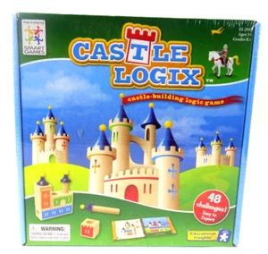 Castle Logix 48 Logic 3D Holzpuzzle Gebäude Herausforderungen Smart Games 5+ VORBAU NEU - Bild 1 von 3