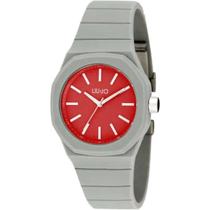 Mens Wristwatch LIU JO LUXURY YACHT TLJ2218 Silicone Gray Red - Picture 1 of 1