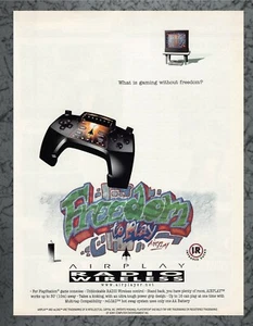 Airplay The New Wireless Freedom to Play 1999 Vintage Print Ad Art - Picture 1 of 1