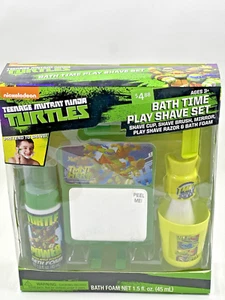 Nuevo en caja Teenage Mutant Ninja Turtle Bathtime Play Shave Kit 2017 - Imagen 1 de 3