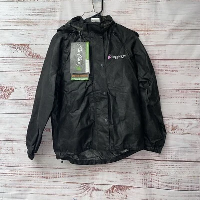 NEW Frogg Toggs Rain Suit Women's All-Purpose Black Parka Jacket /Pants Size SM - Image 1 of 4