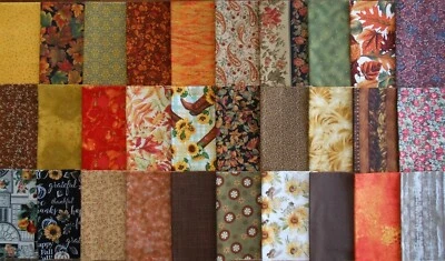 48 PIEZAS TONOS NARANJAS ~ 5"X5" EDREDÓN CUADRADOS CHARM PACK ~ ENVÍO GRATUITO Foto 1 de 3