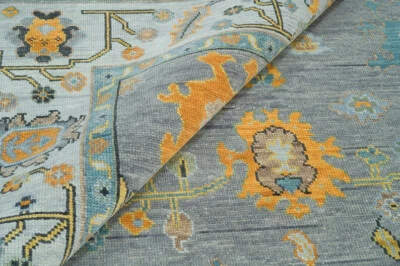 Oushak 8x10, Alfombra Anudada a Mano Alfombra Oushak Moderna Alfombra de Dormitorio Alfombra de Nudo Turco Foto 1 de 4