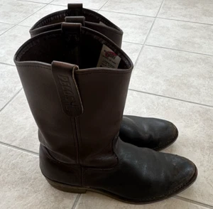 Botas de trabajo de motociclista occidentales de cuero marrón Red Wing Pecos 1155 11,5 B EE. UU. - Imagen 1 de 15
