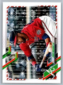 Eddie Rosario 2021 Topps Holiday BASEBALL #HW19 Atlanta Braves - Picture 1 of 2